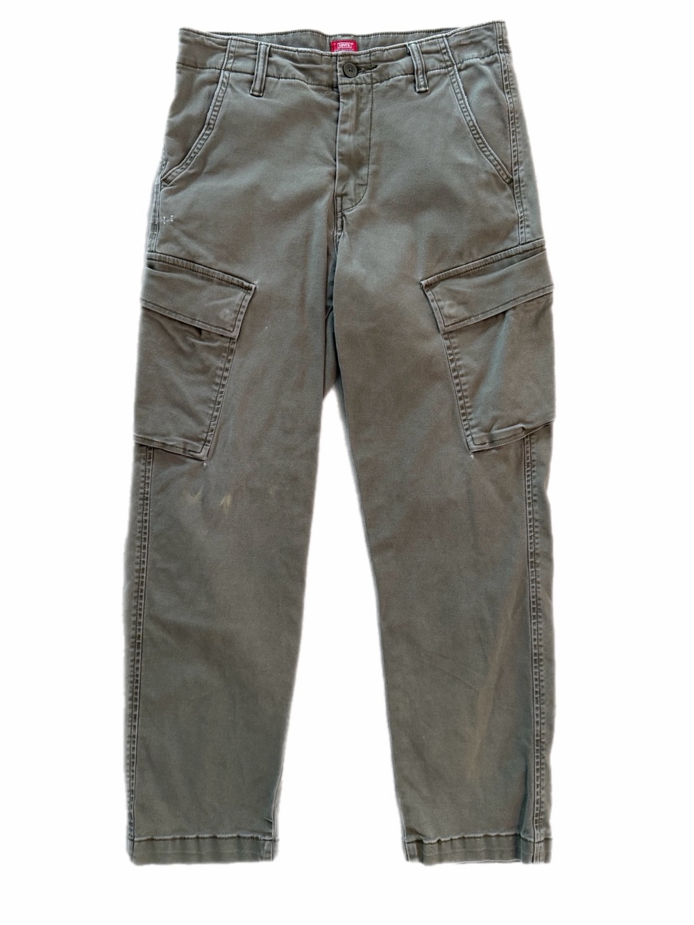 Levi’s XX Cargo Taper W29 L30 Olive Green Cropped Utility Pants